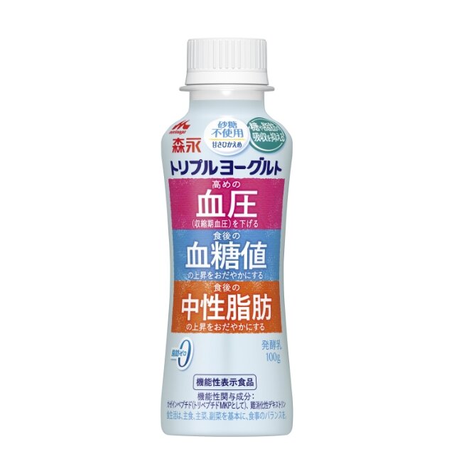 トリプルヨーグルト砂糖不使用ドリンクタイプ